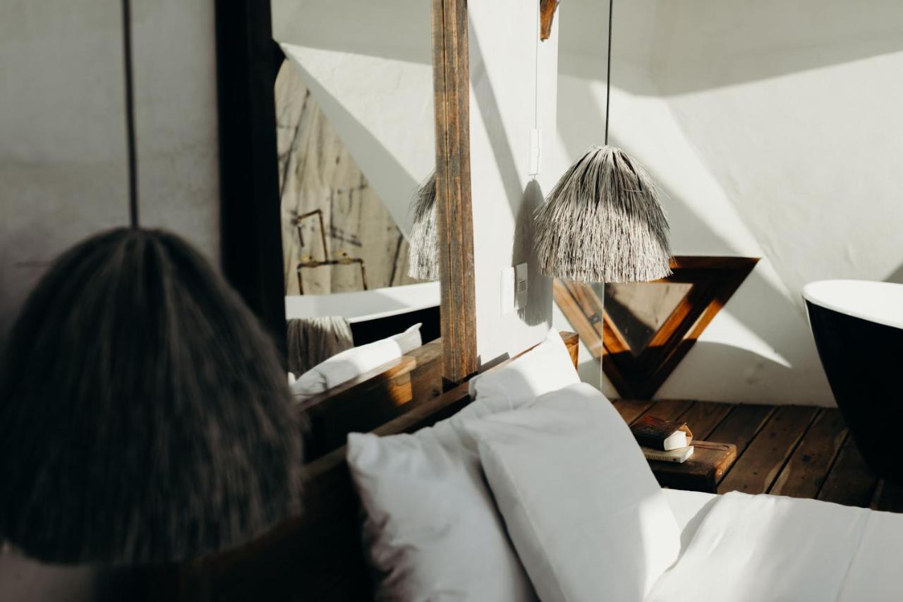 Mamasan Treehouses & Cabins Tulum Bagian luar foto